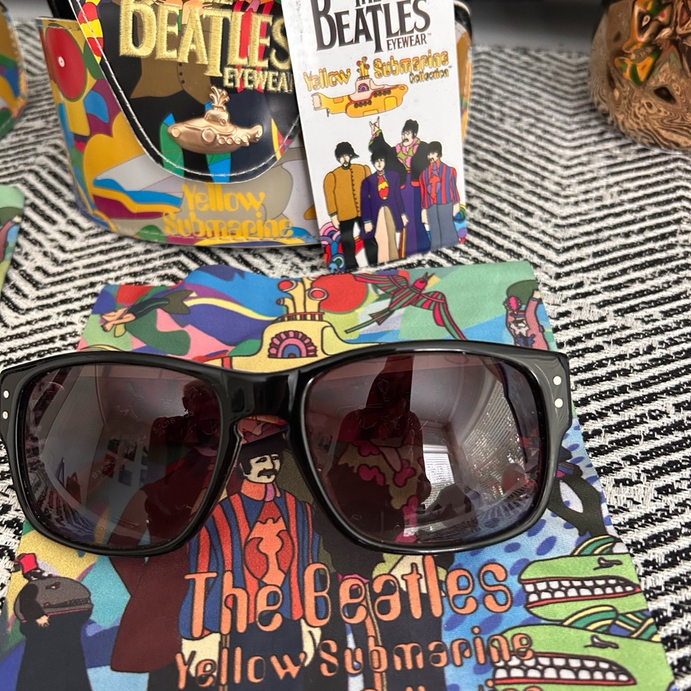 The Beatles Black Sunglasses